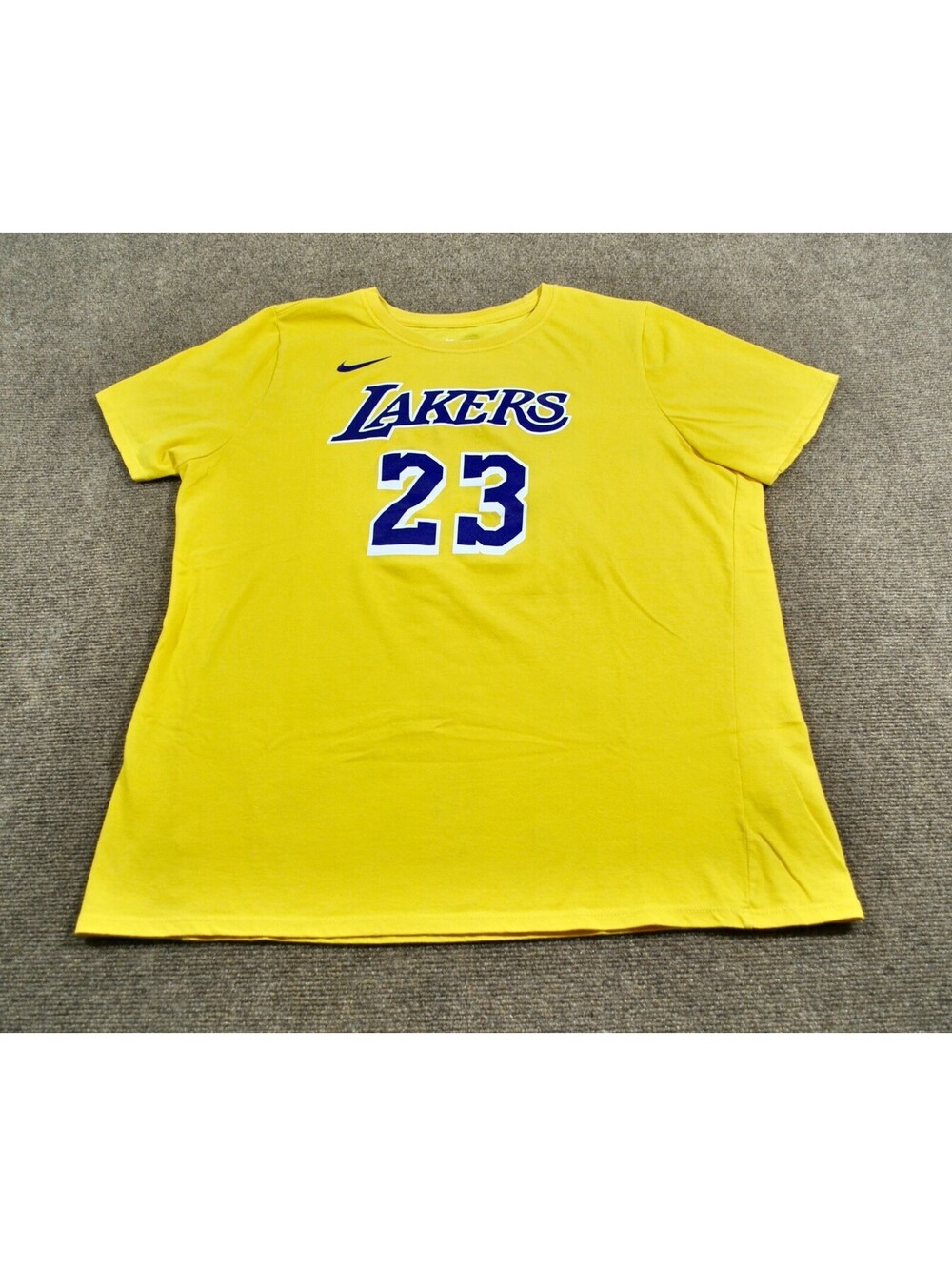 Los Angeles Lakers Nike Lebron James NBA Dri Fit Jersey Shirt Women's X-Large